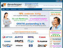 Tablet Screenshot of deverkoper.nl